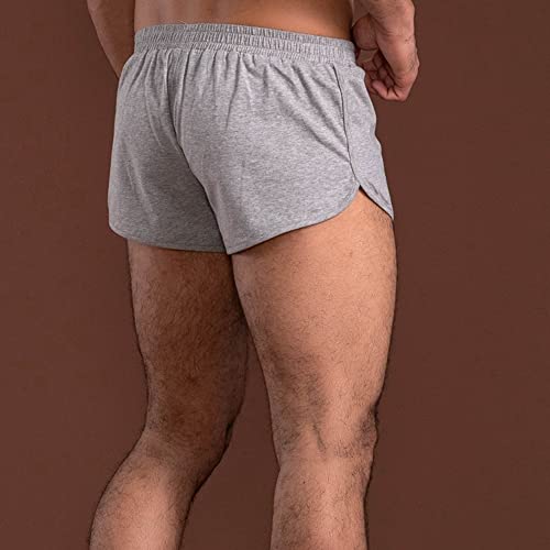 JEsilunmaMY Mens Loose Cotton Sleep Boxer Shorts Elastic Waist Knit Lounge Boxers Plus Size Relaxed Fit Stretch Boxer Shorts4
