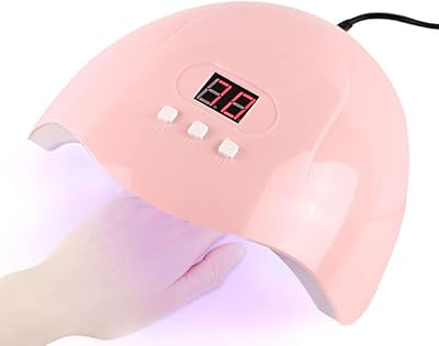AAPIE Led Nail Lamp Portable Uv Nail Lamp Professional Fast Curing Nail Dryer with USB Cable Home Use Nail Lamp Tool Pink