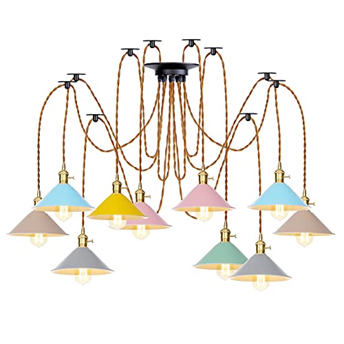 Lampe araignée de plafond pour corriger le manque de lumière sur table et îlot