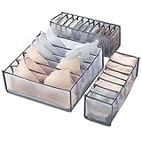 🥇 MATERIAL DE CALIDAD Y LAVABLE: Los Organizadores de Ropa Interior son producidos con una tela no tejida de Nylon, lo que permite poder lavarlos sin problema, resistir la humedad y ser transpirable