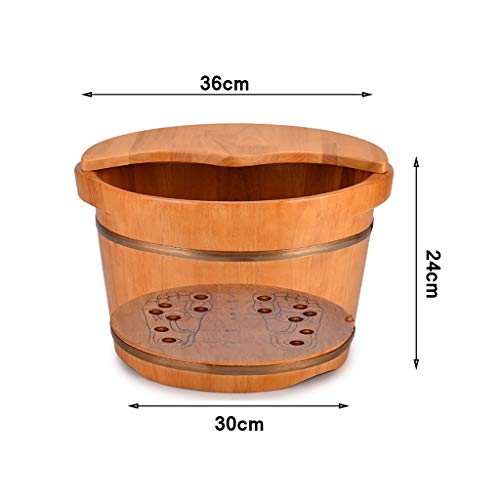 Masajeador de pies tipo barreño de madera para pedicure miniatura 7