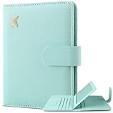 funda de viaje Perfecta para Viajar: Su diseño ligero y delgado no añade ningún volumen o peso innecesario, permitiendo llevarlo en un bolso, en un bolsillo grande de la chaqueta, o incluso en un bolsillo de los pantalones. La funda de pasaporte es un accesorio muy cómodo para viajar.