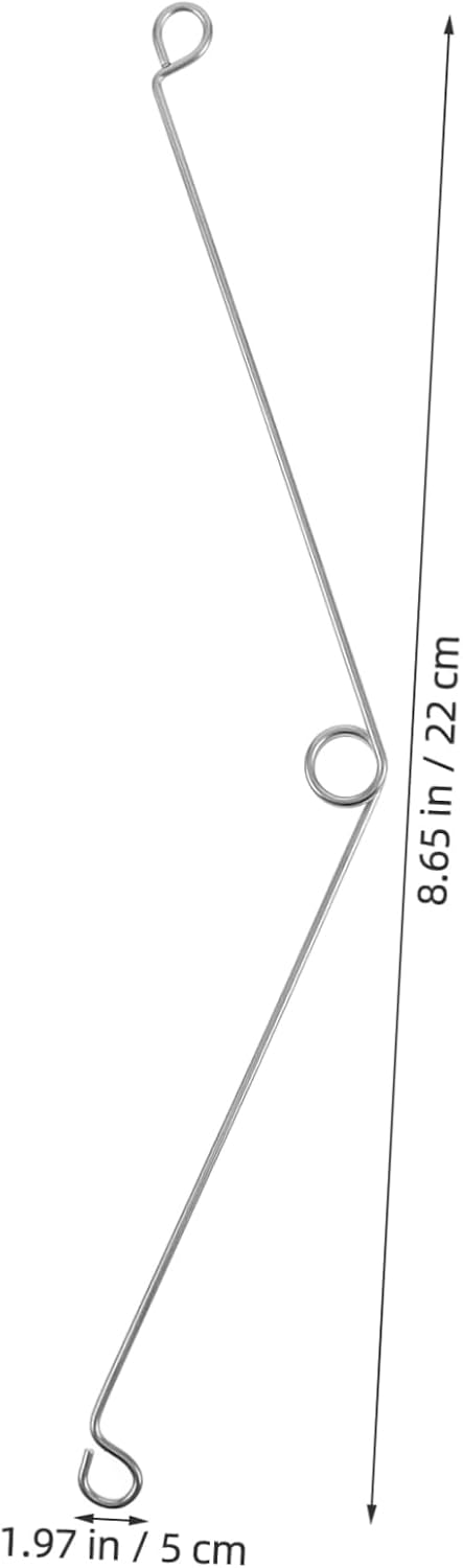 MAGICLULU 20pcs Stainless Steel Recessed Light Spring Clips Spring Trims for Secure Installation Recessed Lighting Accessories for Use