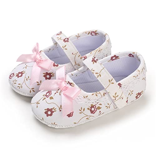 Spring and Summer Children Infant Toddler Shoes Girl Sports Shoes Flat Bottom Round Toe Light Flower First Shoes Walking2