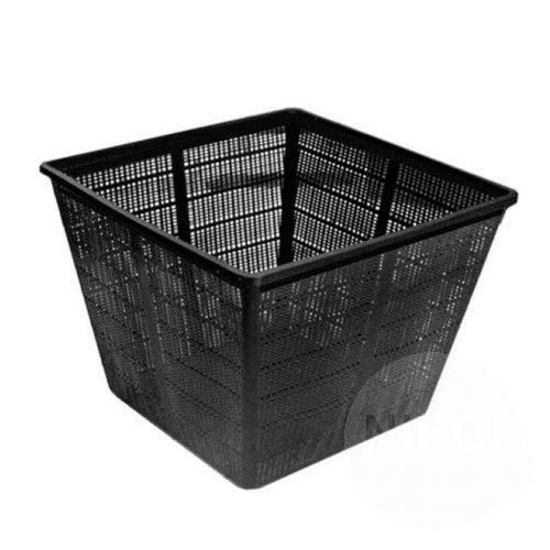 vdvelde.com - Pflanzkorb Quadrat 35cm - 5 Stück - Hochwertig Quadratisch Pflanzkörbe für Teich - Großer Teichkorb - Pflanzkörbe Seerosen und Teichpflanzen - Höhe 26cm - Van der Velde Wasserpflanzen