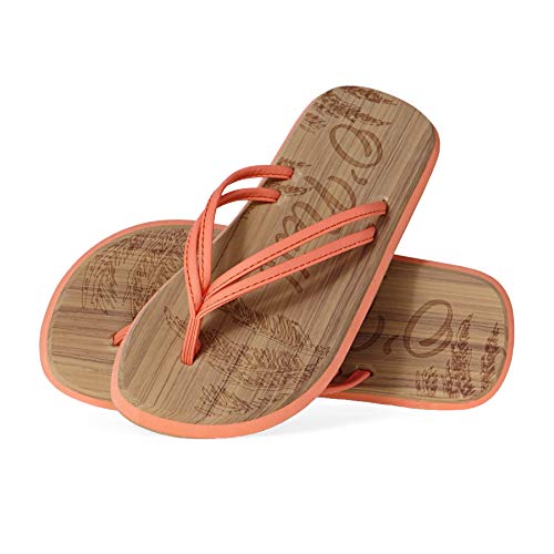 O'Neill Women's Fg Ditsy Sandalen Flip Flops, Red Mandarin 3121, 13 UK