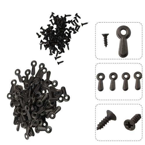 Image of Picture Frame Backing Clips 1000pcs Frame Backing Clips Framing Parts Hardware Photo Framing Easy Installation for Photo Frames for Hanging Photos, Pictures, Drawings