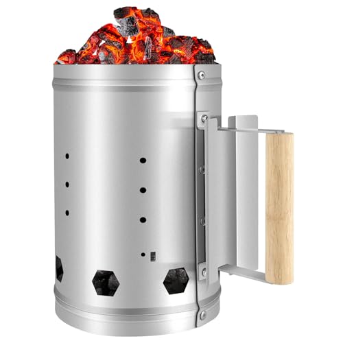 La Mejor Lista de Briquetas , tabla con los diez mejores. 43 UTRHHVS Iniciador Rápido de Briquetas de Carbon,Encendedor de Carbon Compacta para Weber Asador y Grill,Chimenea de Acero Inoxidable Compacto y Fácil de Usar y Accesorios...