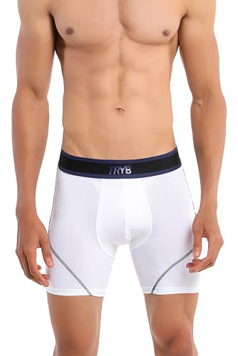 Image of TRYB Sports Underwear for Men | Stretchable Active-H Trunk Semi Compression Shorts | Trunks for Running & Gym Workout | Quick Dry, Breathable & Anti Chafing | Sports Innerwear Boxers