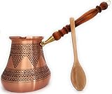 DEDE Copper-2020-PCZ Series (XXLarge-28fl.oz)-Thickest Solid Copper Stamped and Hammered Turkish...