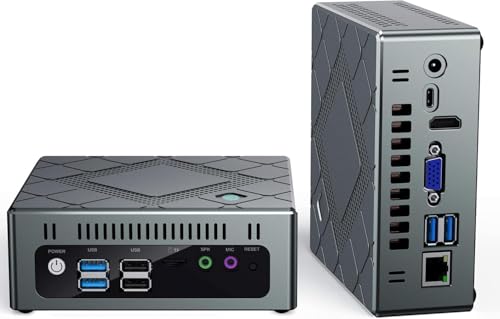 Image of KAMRUI E3B Mini PC Ryzen, AMD Ryzen 7 5700U Mini Gaming PC(8C /16T, Up to 4.3GHz), 32GB DDR 512GB SSD Mini PC Gaming, Dual LAN Support 4K@60Hz Triple Display WiFi6 /BT5.2 /DP1.4 /USB3.2