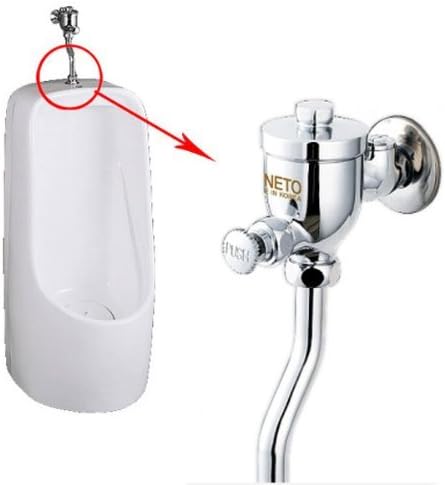 Bath Toilet brass Button Type Exposed urinal flush valve assy with Bend Pipe