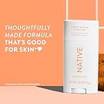 Native Deodorant | Natural Deodorant Seasonal Scents for Women and Men, Aluminum Free with Baking Soda, Probiotics, Coconut Oil and Shea Butter | Sweet Peach & Nectar - Image 5