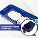 Zerodeko Plastic Paint Roller Tray and Paint Holder Cup Set with Handle Blue Painting Tool for Wall Latex Brush Storage Sturdy Tray for Home Improvement Projects