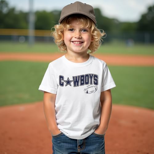 SOFEON Toddler Football Shirt Baby Boys Football Team T-Shirt Funny Game Day Shirts Sports Fans Lover Short Sleeve Tees Tops2