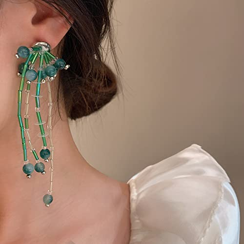 Geometric Drop Statement Earrings Acrylic Fireworks Stud Earring Leaf Dangle Earrings Jewelry Gifts