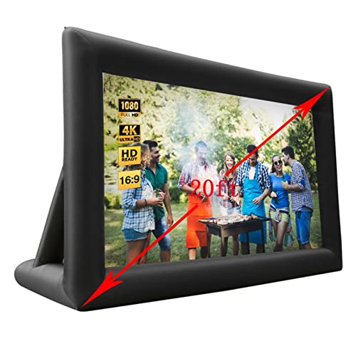 Pantalla inflable para proyector portátil 16 pies