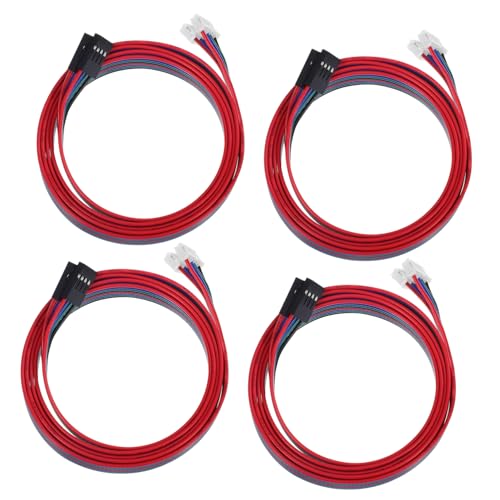 TEHAUX 8 Pcs Stepper Motor Cables 100 Cm Long for Bipolar Stepper Motor Used in Reprap 3d Printers Cnc Machines