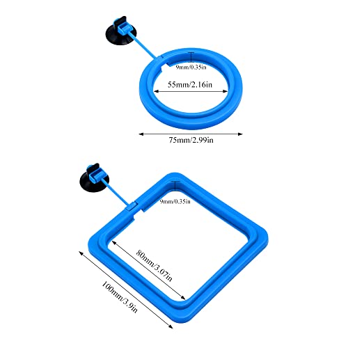 Rebanky 4 Pezzi Anello Alimentazione Acquario Cibo...
