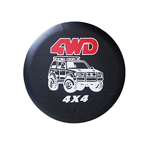 Ashley GAO Universal 15' 4WD 4X4 Cuero PVC Neumático Bolsa， de Neumáticos de Repuesto de la Rueda de la Cubierta de la Bolsa de la Bolsa de...