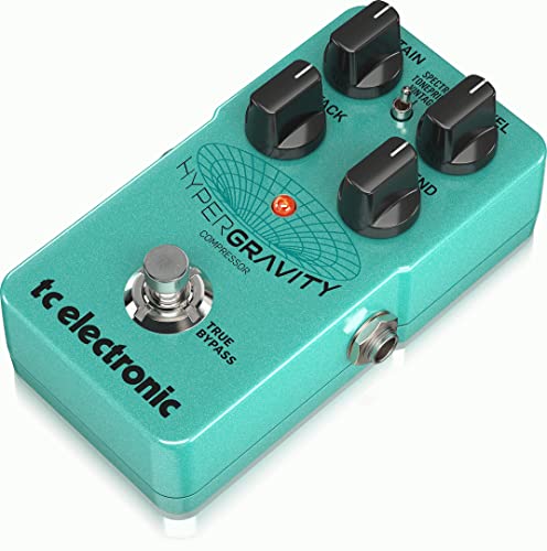 TC Electronic HYPERGRAVITY COMPRESSOR Außergewöhnliches Multiband-Kompressionspedal mit Vintage Compressor-Modus und integrierten TonePrints