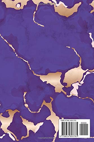Daily Gratitude Journal: Purple Marble and Rose Gold - Image 2