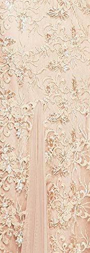 Image of Alex Evenings Women's Long Length Fit and Flare Mother of the Bride Dress with Godet Detail (Petite and Regular Sizes)