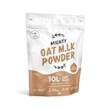 MIGHTY Oat Milk Powder, (1KG Bag, Makes 10L of Oat M.lk), Vegan Coffee Creamer, Dairy Free, Lactose Free, Ideal for Tea, Coffee, Cooking, Baking