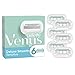 Gillette Venus Deluxe Smooth Sensitive Damenrasierklingen, 6 Stück