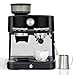 RBFGYIOP Macchina da caffè espresso semiautomatica 15 bar – Macinacaffè...