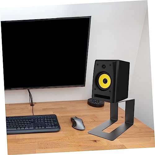 Soporte para altavoces de computadora SHOWERORO elevador de estantería metálico para mesa 7