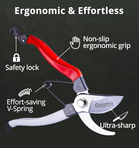 Tijeras de Podar Gardeness Pruning Shears Profesional miniatura 5