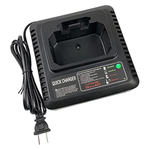 Replace Black and Decker 40V Charger LCS36 LCS40 Compatible with Black+Decker 36V/40V Lithium Battery LBXR36 LBXR2036 LBX36 LBX1540 LBX2040 LBX2540 LST540 LCS1240 LST136W Cover