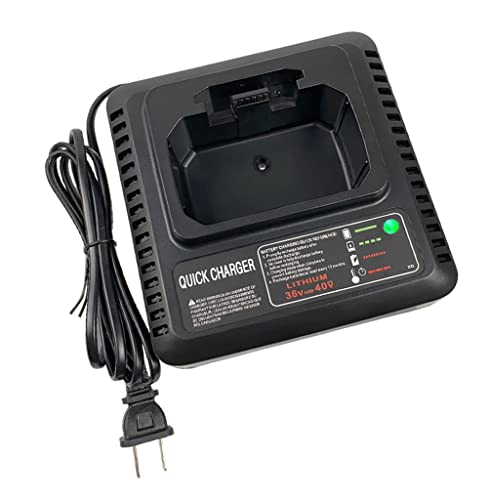 Replace Black and Decker 40V Charger LCS36 LCS40 Compatible with Black+Decker 36V/40V Lithium Battery LBXR36 LBXR2036 LBX36 LBX1540 LBX2040 LBX2540 LST540 LCS1240 LST136W