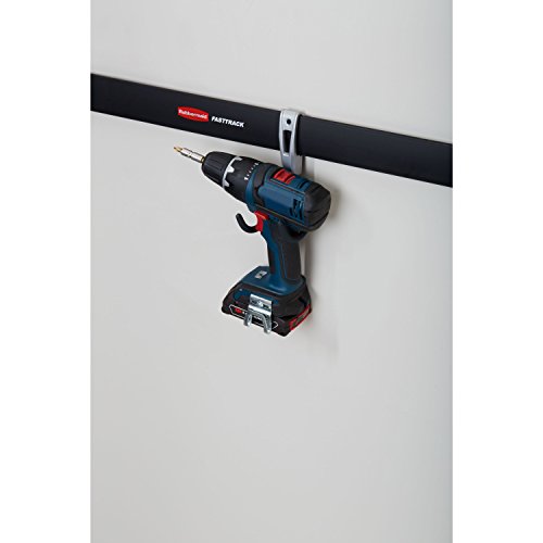 Image of Rubbermaid Fasttrack Compact Hook for Garage Organization, Soft Grip, Ideal for Cords /Ropes /Small Hoses /Camping Chairs (Pack of 6)