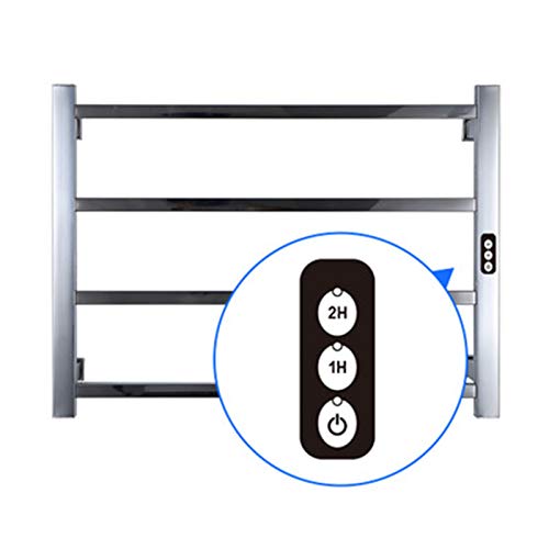 Sèche-serviette électrique étanche avec minuterie programmable inox