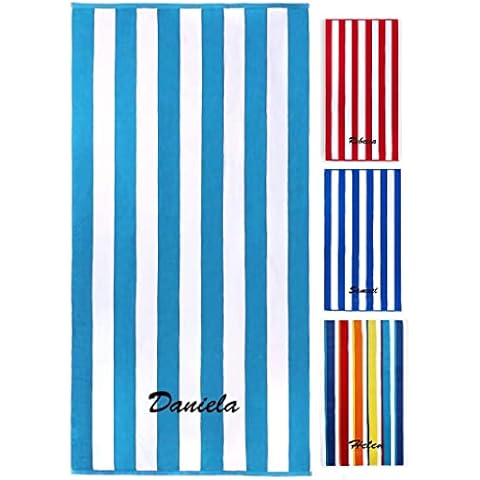 Kaufman Personalized Beach Towel Cover