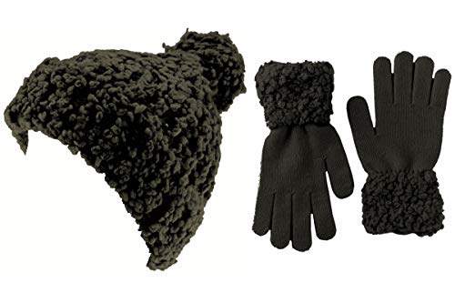 Bonnets à pompon et gants assortis femme Hawkins le coffret cadeau idéal pour l'hiver