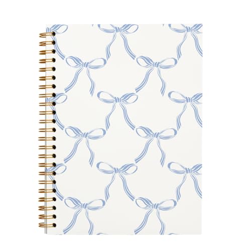 Carnet de notes esthétique OXW | Le cadeau idéal avec nœud bleu pour fille