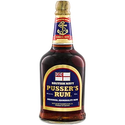 Pussers Blue Label 40 Percent Rum, 70cl Cover