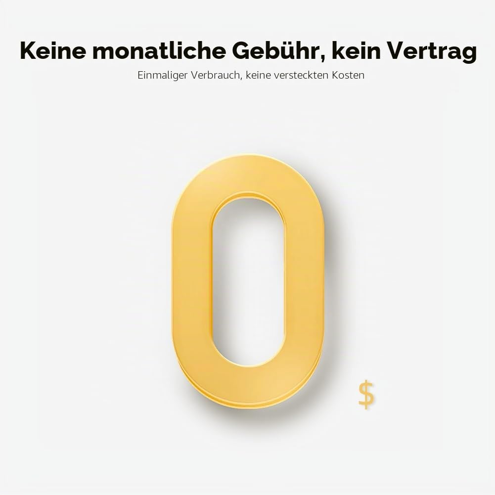 GSM + WLAN Alarmanlage Haus kabellos, Alarmanlage Wohnung, Sicherheit System für Haus, 21 Stück: Tür- und Fenstersensoren, Bewegungsmelder, Fernbedienungen, Kompatibel mit Alexa, Google Assistant