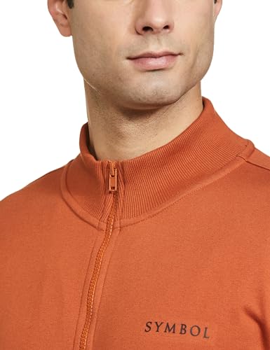 Image of Amazon Brand - Symbol Men's Cotton High Neck Sweatshirt