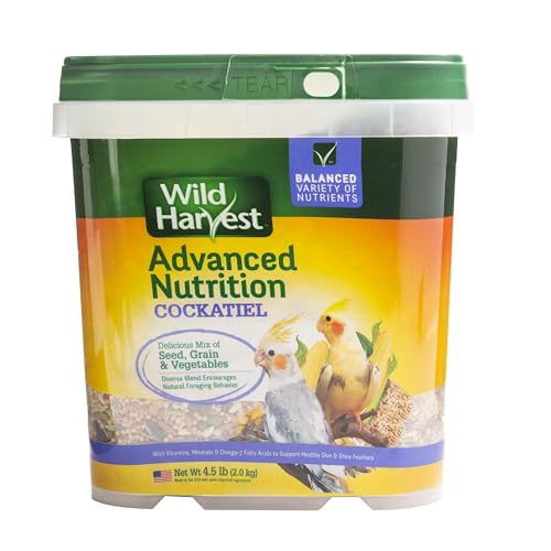 Wild Harvest WH-83541 Wild Harvest Advanced Nutrition Diet for Cockatiels 4.5-Pound