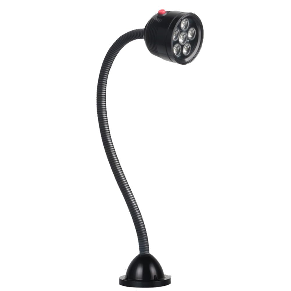Lampada da lavoro a LED portatile, 120 lumen for Watt, Lampada lavoro for macchinisti con collo cigno flessibile, Lampada for attrezzi officina for macchine da cucire, illuminazione industriale(12W/24