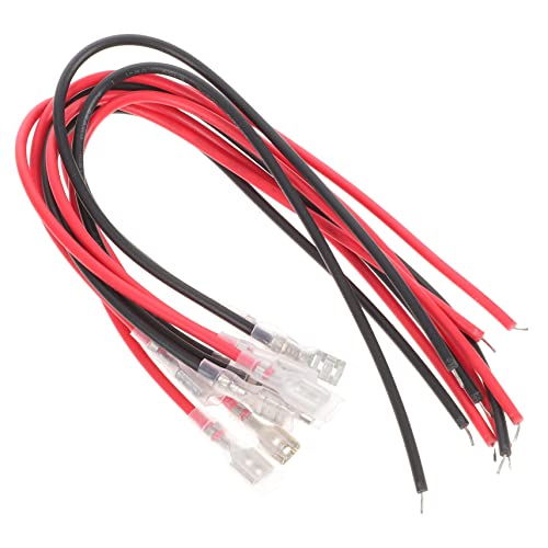 CIYODO 1 Set Spade Crimp Terminals Spade Connector for Electrical Wiring Mini Wire Connectors Spade Quick Connectors Wire Speaker Insulated Terminal Tinned Brass Stitching