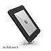 iPad Mini 4 Waterproof Case Shockproof by Catalyst, High Touch Sensitivity ID, Multi Position Stand, Military Grade Premium Quality Material, Stealth Black