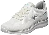 KangaROOS Damen KJ-Softy Sneaker, White/Vapor Grey, 39 EU