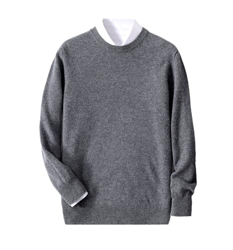 Men's 100 Percent Wool Sweaters O-Neck Knitted Long Sleeved
