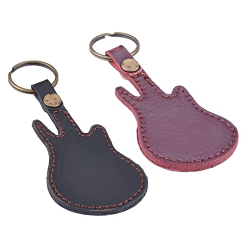 BDBHY Porte-clés en Cuir PU Porte-médiators De Guitare Porte-clés Médiators Sac Étui Accessoires - Les Beatles, Paul McCartney, John Lennon, RIngo Starr, George Harrison BDBHY Porte-clés en Cuir PU Porte-médiators De Guitare Porte-clés Médiators Sac Étui Accessoires – Image 5