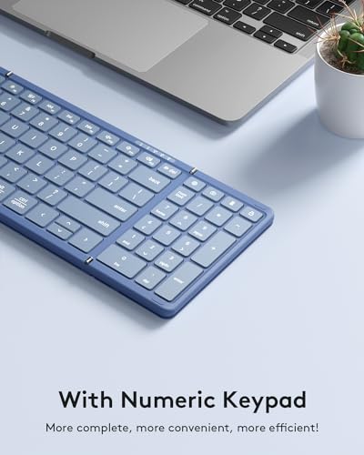 Samsers Foldable Bluetooth Keyboard With Numeric Keypad thumb #5